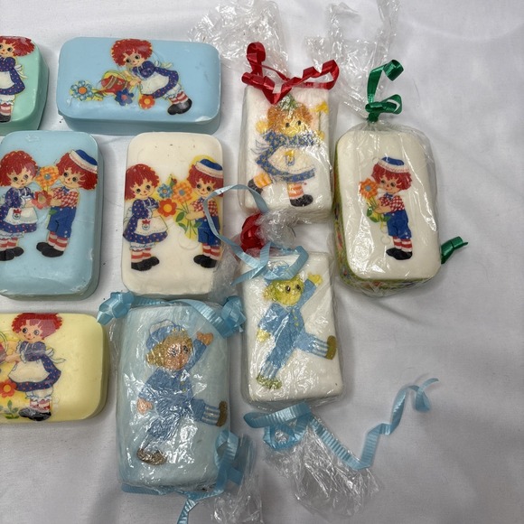 Vtg Katherine Gray Raggedy Ann‎ & Andy Lot Of 14 Bar Soaps Collectible Unused - Picture 4 of 7